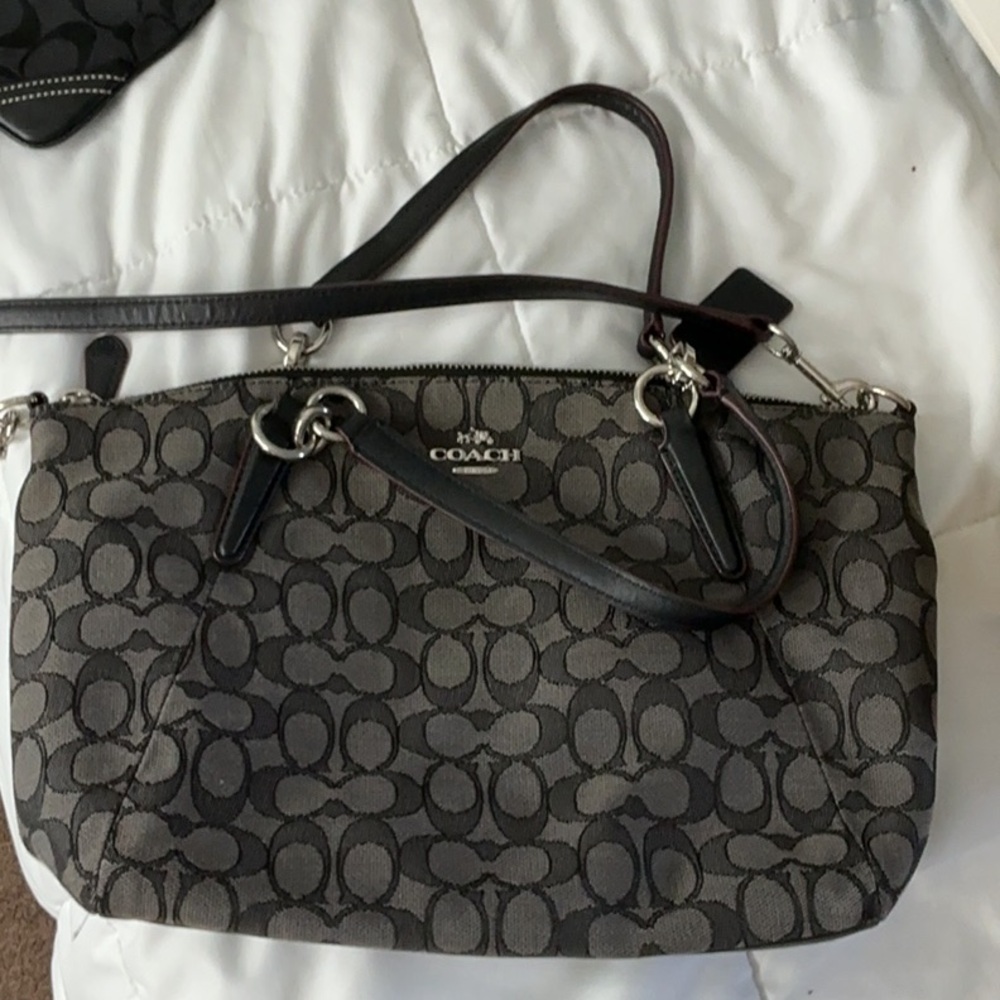 Coach Signature Brown Shoulder Bag